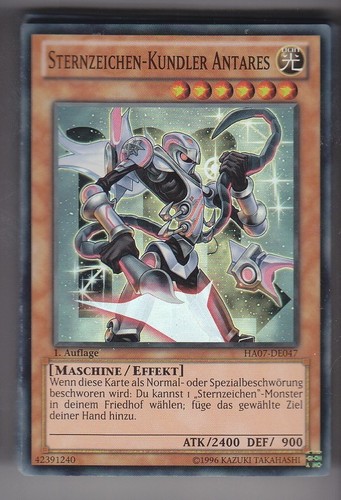 Sternzeichen kundler - yu-gi-oh,